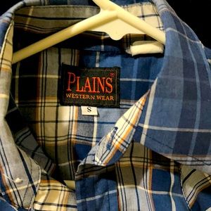 Small western shirt blue